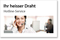 Unsere Leistung - Hotline-Service – Ihr heisser Draht